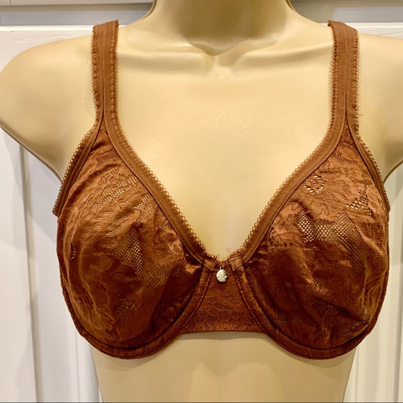 Adore Me Other - NWOT Adore Me Brown‎ Lace Bra 34DD